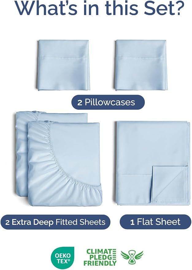 Extra Deep Split King Sheet Set - Image 2