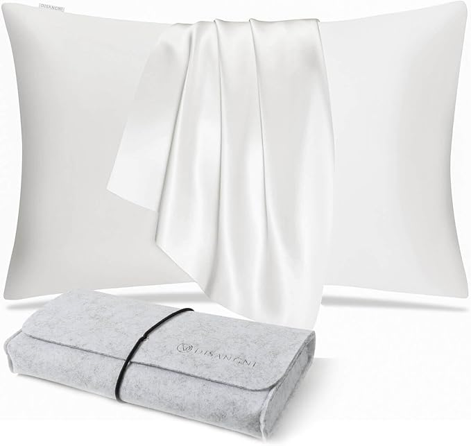 DISANGNI 100% Natural Mulberry Silk Pillow case by DISANGNI