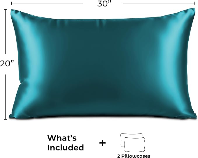 Pure Bedding Satin Pillowcase 2 Pack - Image 6