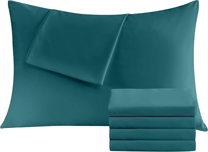 Pillowcases Standard 4 Pack, 20x26 Pillow Cases by Culve