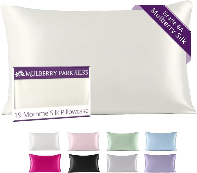 Mulberry Park 100% Silk Pillowcase by MulberryParkSilks