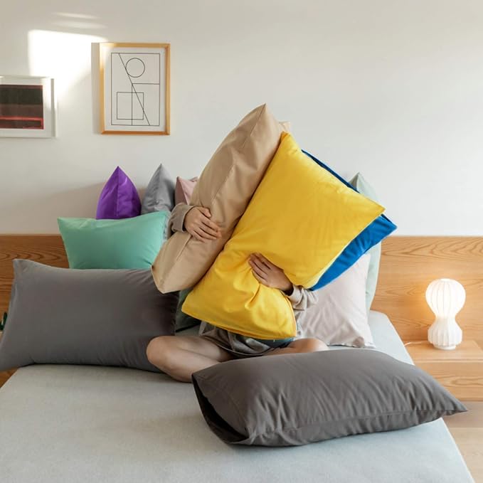 FLXXIE Pillow Cases Standard Size, Soft Microfiber Pillow Covers - Image 8