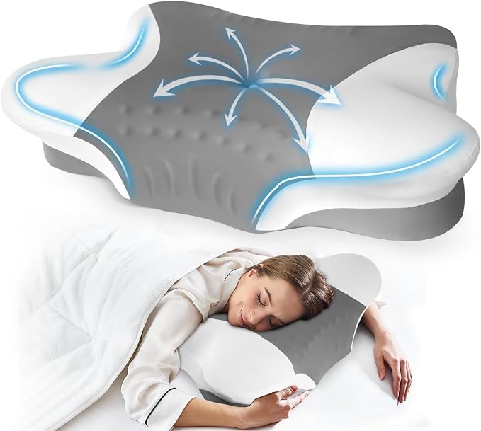 Cervical Neck Pillow for Side Sleeper - Image 3