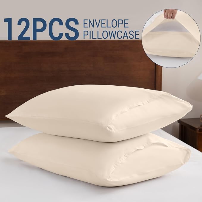 Pillowcases Standard 12 Pack, 20x26 Pillow Cases - Image 5