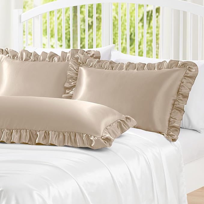Homiest Ruffle Satin Pillowcase - Image 2