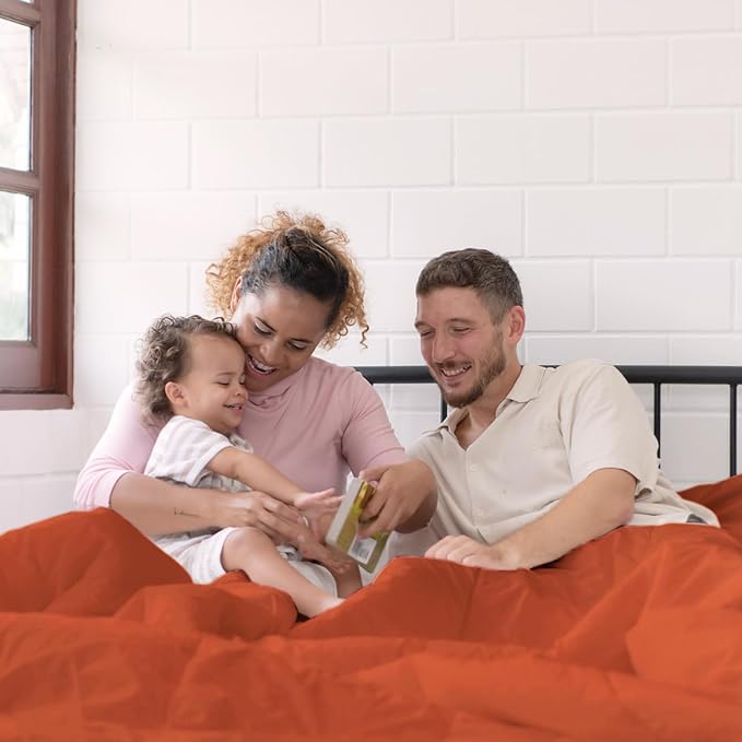 Maple&Stone Full Flat Sheet 6 Pack, Premium Soft & Breathable, Brushed - Image 3