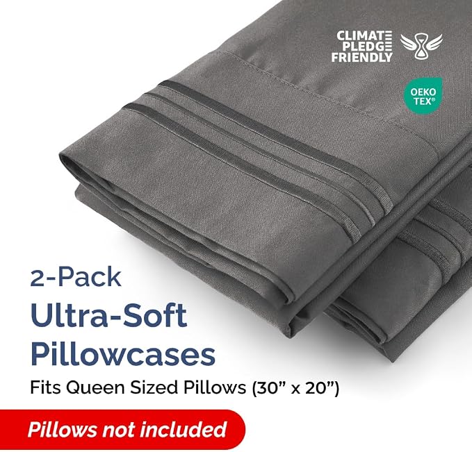 Queen Pillow Cases Set of 2 - Image 2