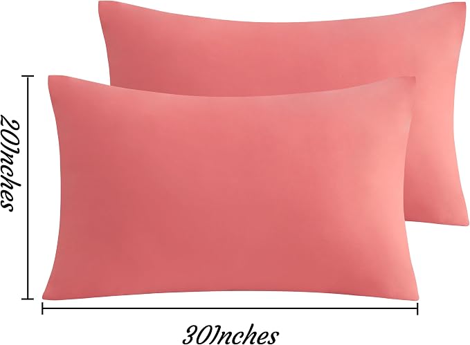 NTBAY Queen Pillow Cases Set of 2, 2 Pack Brushed Microfiber 20x30 Pillow Cases - Image 6
