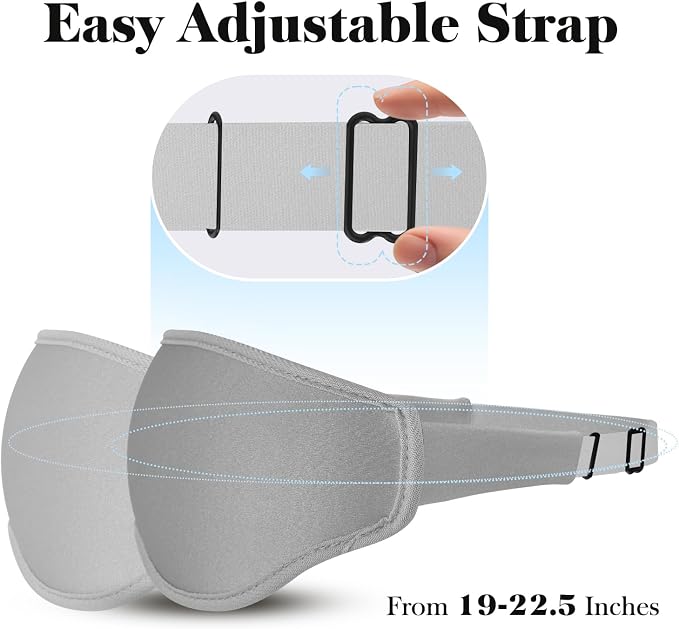 Fygrip 3D Eye Mask Sleep Mask for Men & Women, 100% Pressure-Free & Light - Image 5