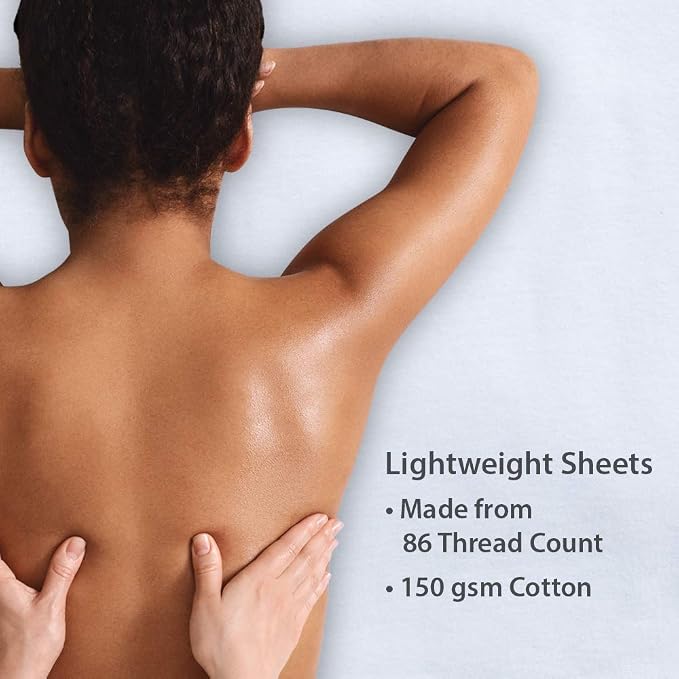 ForPro Premium Flannel 3-Piece Massage Sheet Set - Image 4