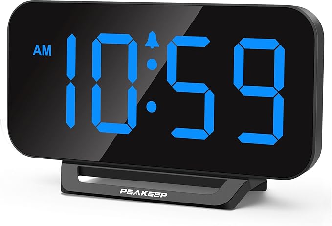 Peakeep Small Digital Alarm Clock by PEAKEEP