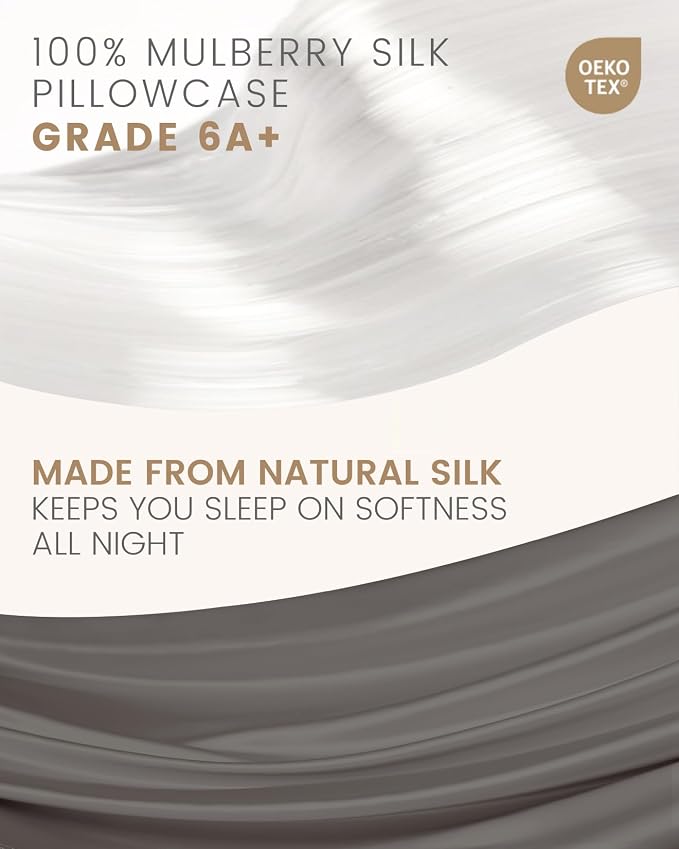 THXSILK 100% Mulberry Silk Pillow Case Silk Pillowcase - Image 2