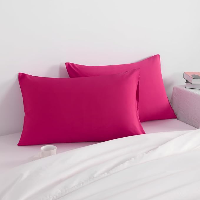 NTBAY Standard Pillow Cases Set of 2, 2 Pack Brushed Microfiber 20x26 Pillow - Image 2