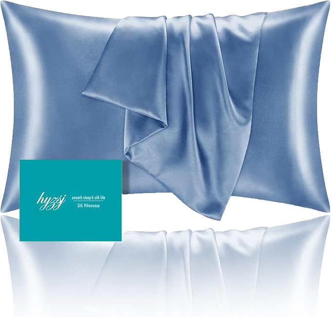 Mulberry Silk Pillowcase for Hair and Skin Queen Size 20"X 30" by Unknown