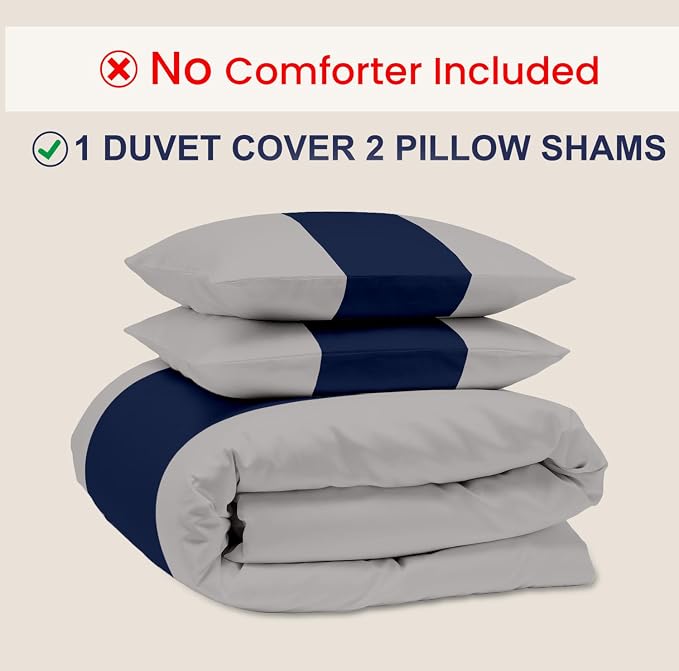 Kotton Culture 120"x120" 3 Pc Super King Plus/Super Oversize King Duvet Cover - Image 2