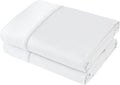 Flat Sheet Only 2 Pack, Queen Size 400 Thread Count 100% Egyptian Cotton Flat by ShunjieHome