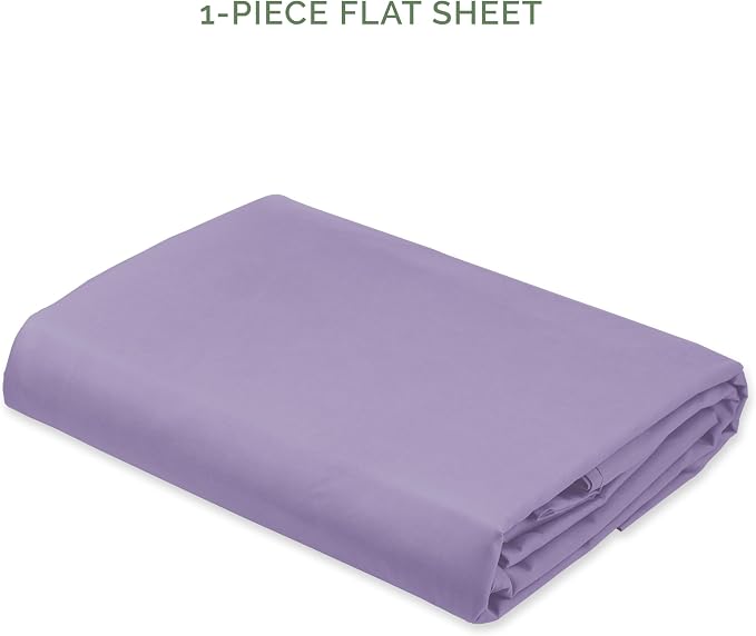 Elegant Comfort Premium Hotel Quality 1-Piece Flat Sheet, Luxury & Softest 1500 - Image 2