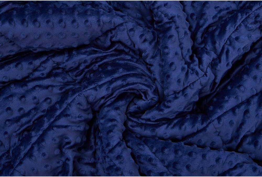 TONGDADA Minky Weighted Blanket | 40''x60'', 7lbs | Cozy and Soft Minky - Image 5