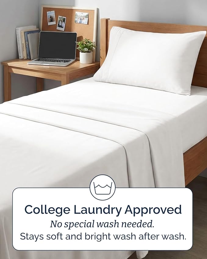 Twin XL Size 3 Piece Sheet Set - Image 6