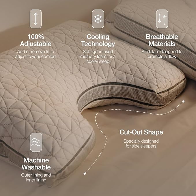 Coop Home Goods Eden Cut-Out Bed Pillow - Image 3