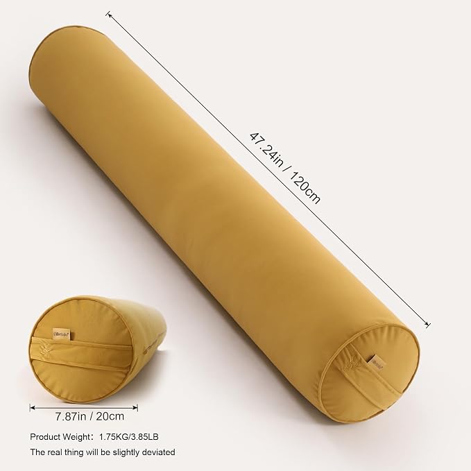 Body Pillow for Adults, Long Round Pillow, Big Cylindrical Pillow, Large Full - Image 2