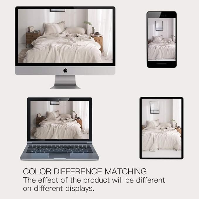 Simple&Opulence 100% Washed Linen Duvet Cover - Image 7