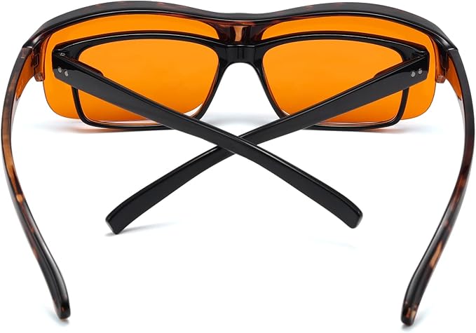 Eyekepper 100% Anti-Blue Light Blocking Fitover Glasses Wear Over Computer - Image 3
