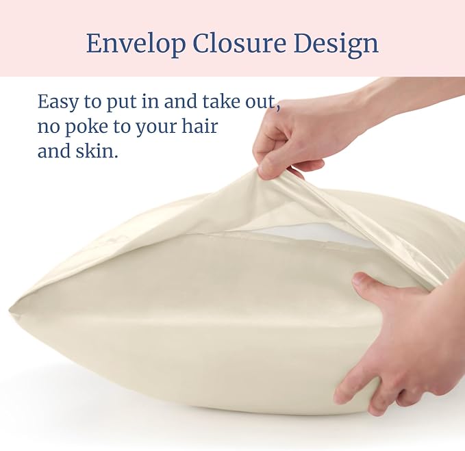 BEDELITE Satin Pillowcase for Hair and Skin, Super Soft and Cooling Similar to - Image 6
