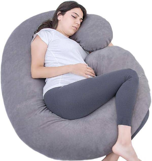 1 MIDDLE ONE Pregnancy Pillow, C Shaped Full Body Pillow by 1MIDDLEONE