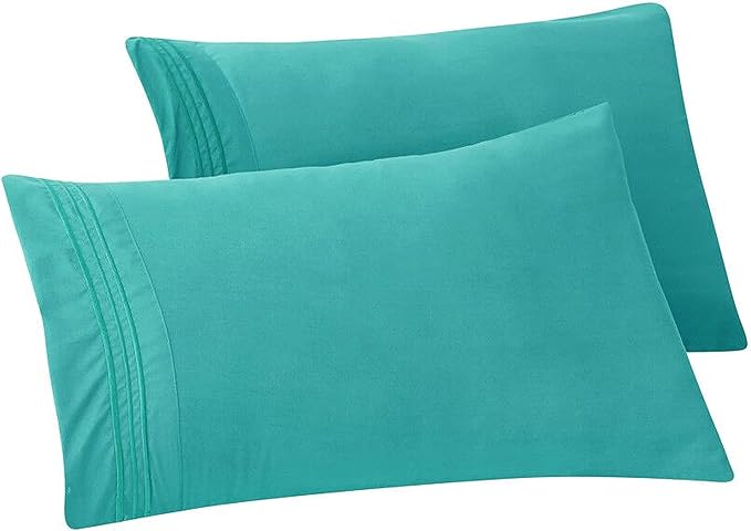 Elegant Comfort Solid Pillowcases 1500 Premium Hotel Quality Microfiber by ELEGANTCOMFORT