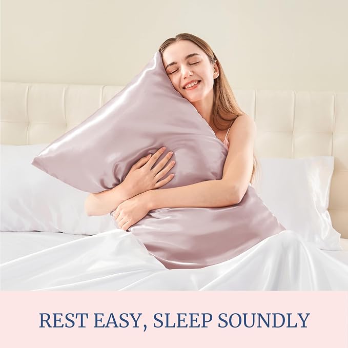 BEDELITE Satin Pillowcase for Hair and Skin, Super Soft and Cooling Similar to - Image 5