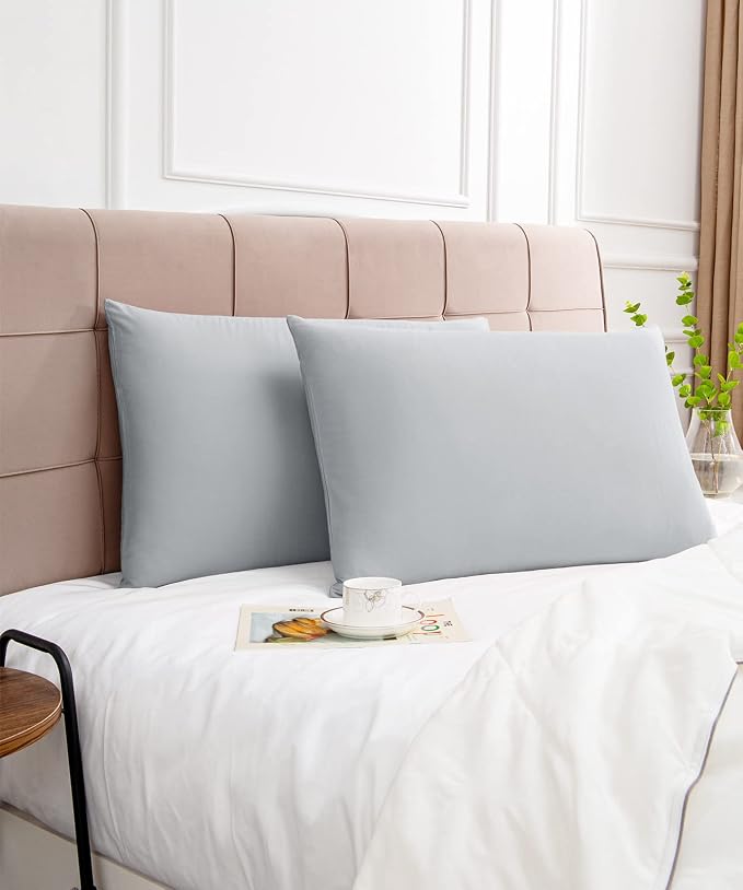 Warmstar Cotton Pillow Cases Queen Size Set of 2, 600 Thread Count Pillowcases - Image 6
