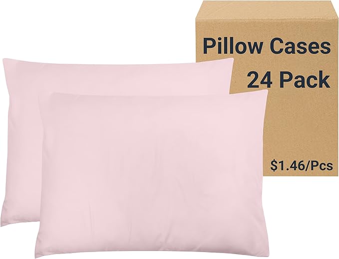 ZPECC Pillow Cases Bulk 24 Pack by ZPECC-ABrandThatHasBeenFocusedOnBabyProductsFor18Years