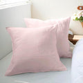 Simple&Opulence 100% Washed Linen Euro Shams 26'' x 26'' Pack of 2, Basic Style by SimpleOpulence