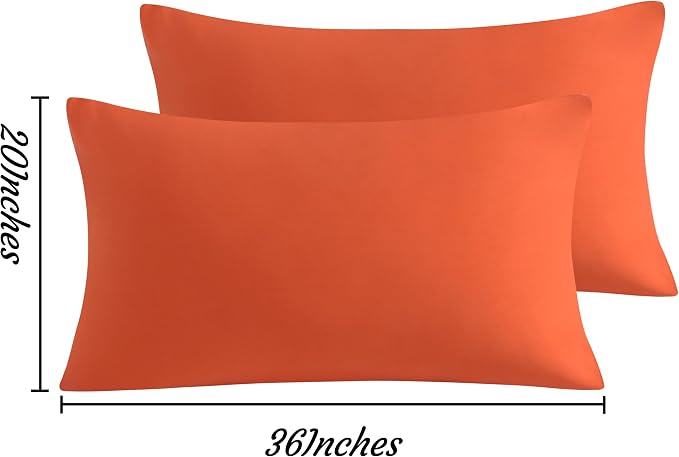 NTBAY King Pillow Cases Set of 2, 2 Pack Brushed Microfiber 20x36 Pillow Cases - Image 6
