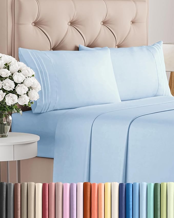 Queen Size 4 Piece Sheet Set by CGKUnlimited