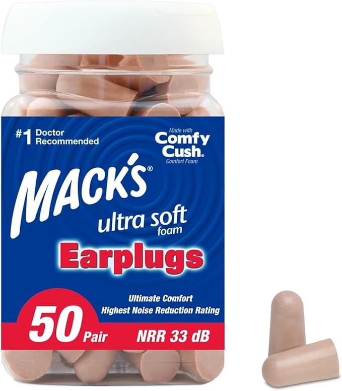 Mack's Ultra Soft Foam Earplugs, 50 Pair by Macks
