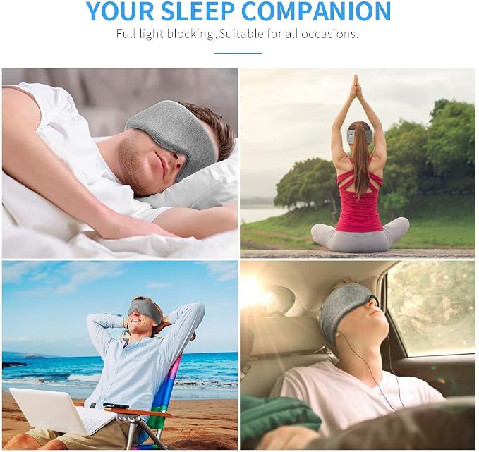 FRESHME Cotton Sleep Eye Mask for Men - Image 7