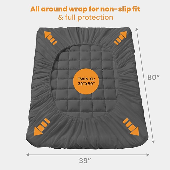 MATBEBY Twin XL Mattress Pad - Image 5