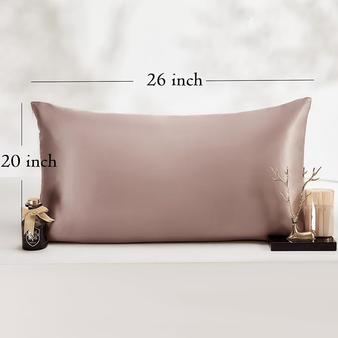 Standard Satin Pillowcase for Hair 2pc, Similar to Silk Pillow Cases, Easier - Image 6