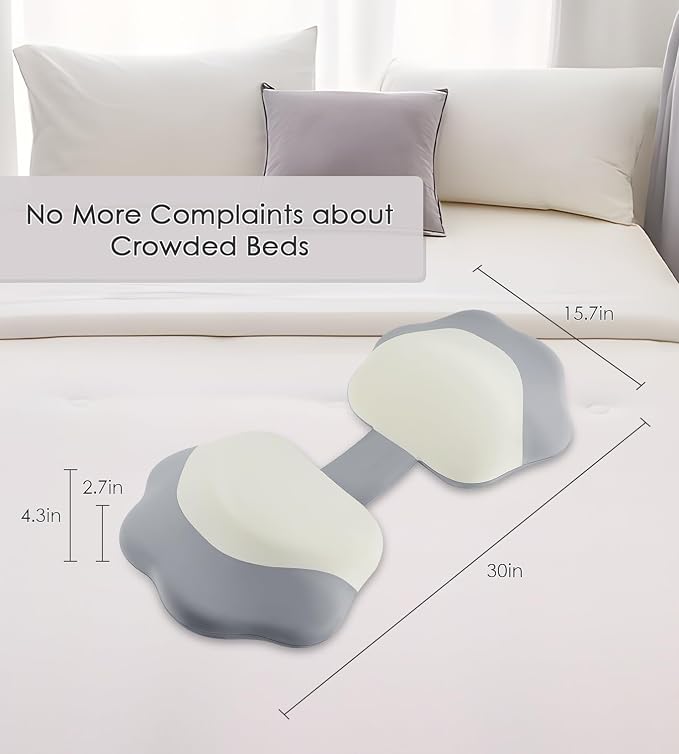 Memory Foam Pregnancy Pillows for Sleeping, Side Sleeper Maternity Pillow - Image 2