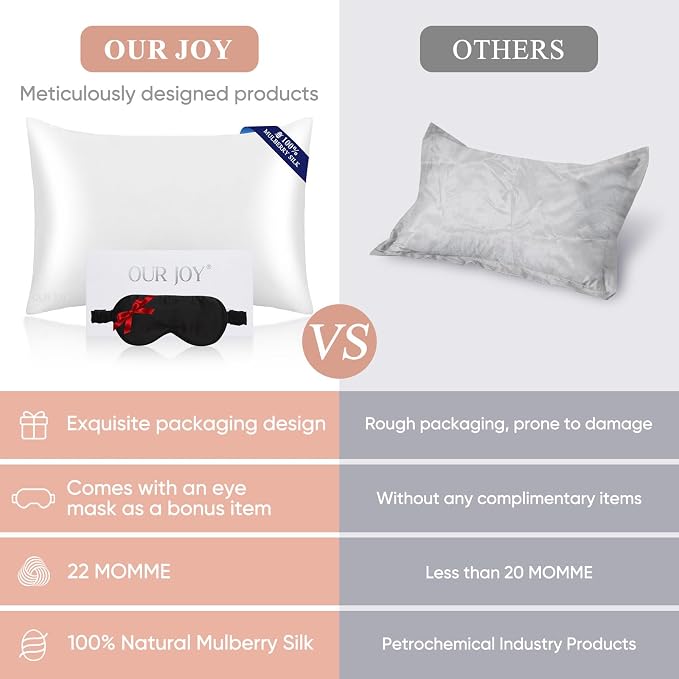 100% Mulberry Silk Pillowcase 22 Momme - Image 8