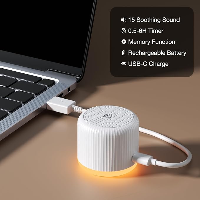 LEICEX Portable Sound Machine, Travel Sound Machine - Image 7