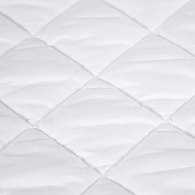 SERTA Power Clean Triple Action Quilted Soft Waterproof Mattress Pad Protector - Image 4