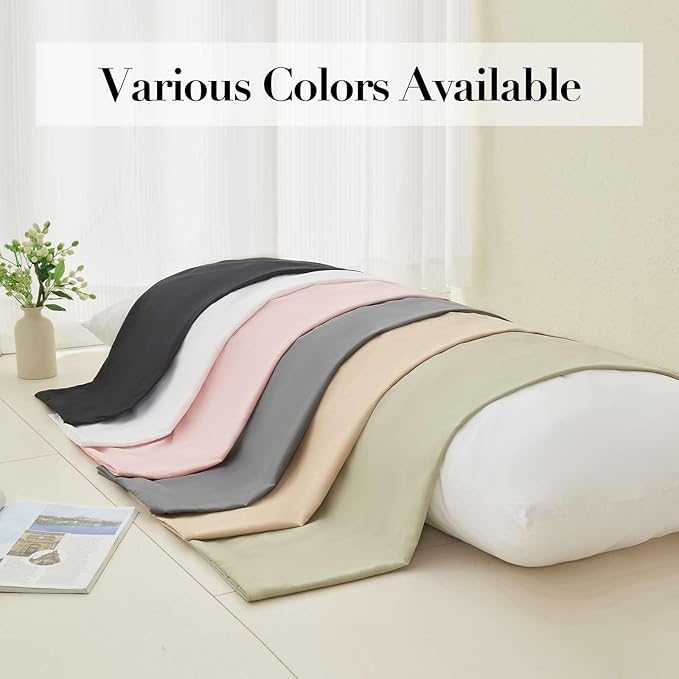 DOWNSTORIA Body Pillow Cover, Ultra Soft Microfiber Long Pillowcase, Envelope - Image 6