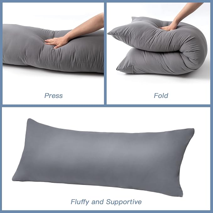 DOWNCOOL Luxury Full Body Pillow Insert - Image 6