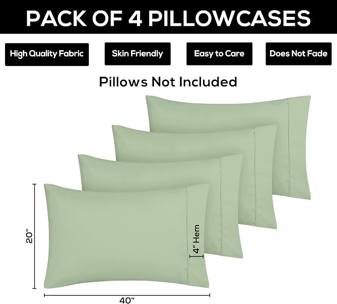 Utopia Bedding King Pillow Cases - Image 3