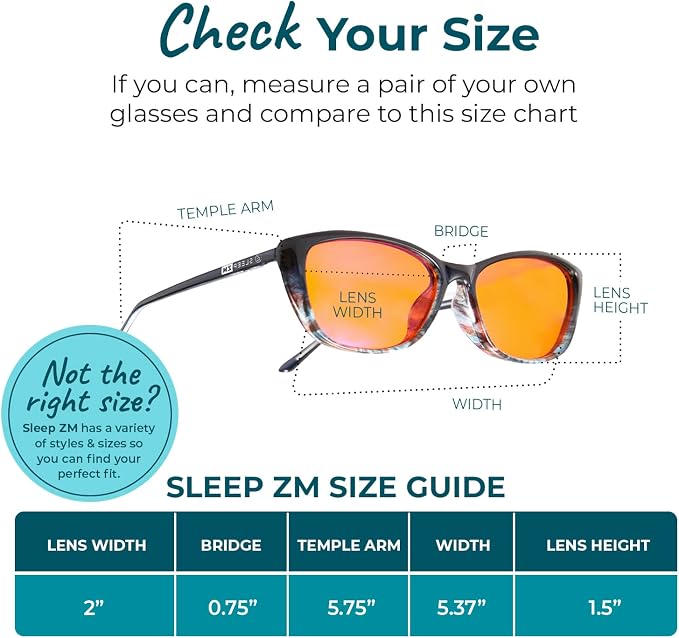Sleep ZM Blue Light Blocking & Light Sensitivity Glasses - Image 5