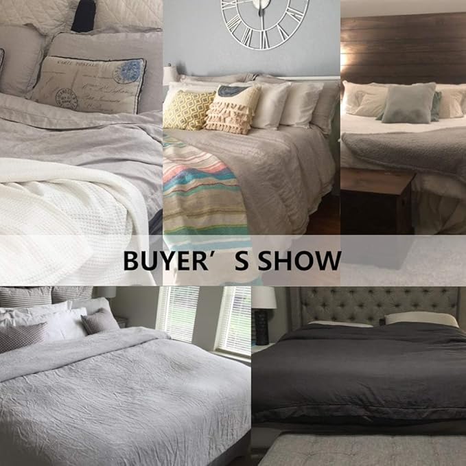 Simple&Opulence 100% Washed Linen Duvet Cover - Image 8