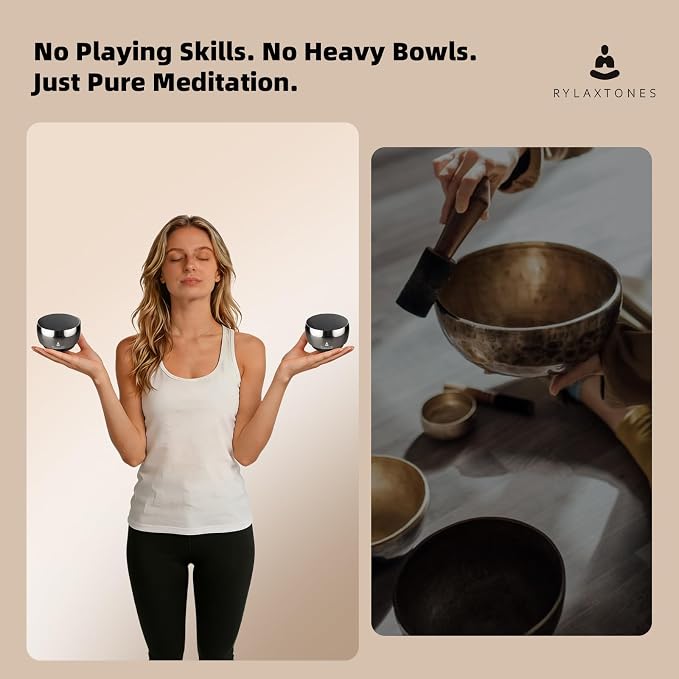 Meditation System, Electronic Tibetan Singing Bowl, Sound Bath Machine - Image 2